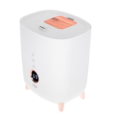 Adler | AD 7972 | Humidifier | 23 W | Water tank capacity 4 L | Suitable for rooms up to 35 m² | Ultrasonic | Humidification capacity 150-300 ml/hr | White 2