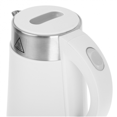 Adler | Kettle | AD 1372 | Electric | 800 W | 0.6 L | Plastic/Stainless steel | 360° rotational base | White 4