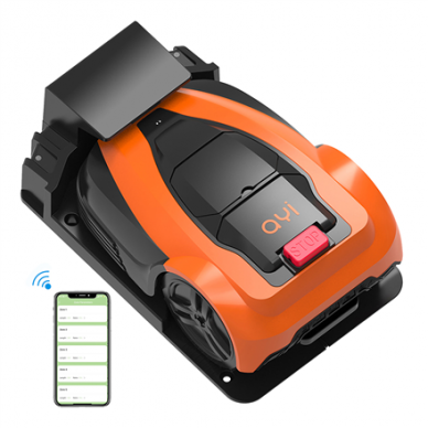 AYI | Robot Lawn Mower | A1 600i | Mowing Area 600 m² | WiFi APP Yes (Android; iOs) | Working time 60 min | Brushless Motor | Maximum Incline 37 % | Speed 22 m/min | Waterproof IPX4 | 68 dB | 2600 mAh | 120 m boundary wire; 120 pcs. staples; 9 x Cutting b 14