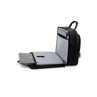 Dell | Premier | 460-BCQL | Fits up to size 15 " | Messenger - Briefcase | Black with metal logo | Shoulder strap 3