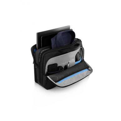Dell | Premier | 460-BCQL | Fits up to size 15 " | Messenger - Briefcase | Black with metal logo | Shoulder strap 4