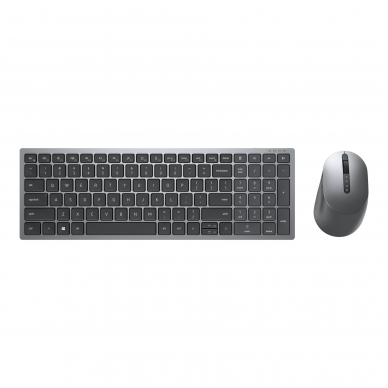 Dell | Keyboard and Mouse | KM7120W | Keyboard and Mouse Set | Wireless | Batteries included | US | Bluetooth | Titan Gray | Numeric keypad | Wireless connection 2