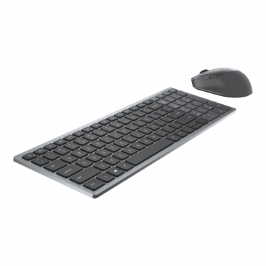 Dell | Keyboard and Mouse | KM7120W | Keyboard and Mouse Set | Wireless | Batteries included | US | Bluetooth | Titan Gray | Numeric keypad | Wireless connection 4