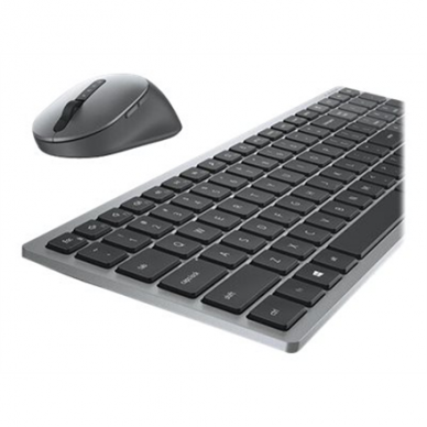 Dell | Keyboard and Mouse | KM7120W | Keyboard and Mouse Set | Wireless | Batteries included | US | Bluetooth | Titan Gray | Numeric keypad | Wireless connection 7