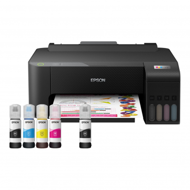 Epson EcoTank L1210 | Colour | Inkjet | Inkjet Printer | Maximum ISO A-series paper size A4 | Black 8