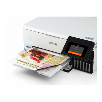 Epson Wireless Photo Printer | EcoTank L8160 | Inkjet | Colour | Inkjet Multifunctional Printer | A4 | Wi-Fi | Grey 65