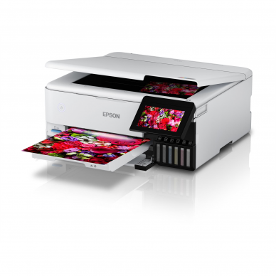 Epson Wireless Photo Printer | EcoTank L8160 | Inkjet | Colour | Inkjet Multifunctional Printer | A4 | Wi-Fi | Grey 2