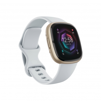 Sense 2 | Smart watch | NFC | GPS (satellite) | AMOLED | Touchscreen | Activity monitoring 24/7 | Waterproof | Bluetooth | Wi-Fi | Blue Mist/Soft Gold 1