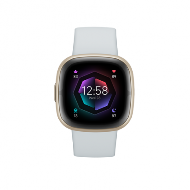 Sense 2 | Smart watch | NFC | GPS (satellite) | AMOLED | Touchscreen | Activity monitoring 24/7 | Waterproof | Bluetooth | Wi-Fi | Blue Mist/Soft Gold 3