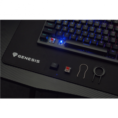 Genesis | THOR 303 TKL | Black | Mechanical Gaming Keyboard | Wired | RGB LED light | US | USB Type-A | 865 g | Replaceable "HOT SWAP" Switches 6