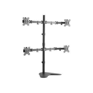 Logilink BP0046 Quad Monitor Desk Stand 13"-32'' | Logilink | Desk Mount | BP0046 | 13-32 " | Maximum weight (capacity) Carrying capacity of each arm: Max. 8 kg  kg | Black 1