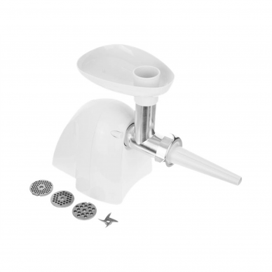 Meat mincer | Camry | CR 4802 | White | 600-1500 W | Number of speeds 1 | Middle size sieve, mince sieve, poppy sieve, plunger, sausage filler, vegatable attachment. 3