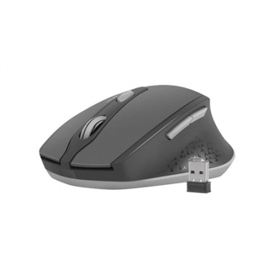 Natec Mouse, Siskin, Silent, Wireless, 2400 DPI, Optical, Black-Grey | Natec | Mouse | Optical | Wireless | Black/Grey | Siskin 6