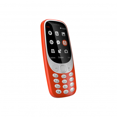 Nokia | 3310 (2017) | Red | 2.4 " | TFT | N/A MB | 16 MB | Dual SIM | Micro-SIM | Bluetooth | 3.0 | USB version microUSB 2.0 | Built-in camera | Main camera 2 MP | 1200 mAh 2