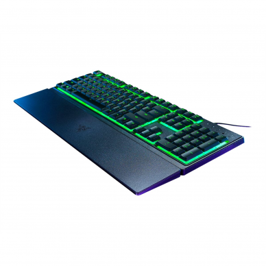 Razer | Gaming Keyboard | Ornata V3 X | Gaming keyboard | Wired | RGB LED light | US | Black | Numeric keypad | Silent Membrane 1