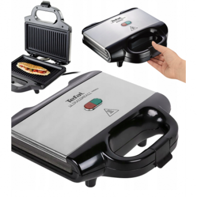 TEFAL | Sandwich Maker | SM157236 | 700 W | Number of plates 1 | Black/Stainless steel 2