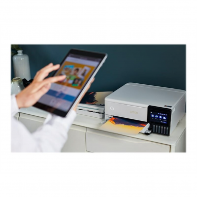 Epson Wireless Photo Printer | EcoTank L8160 | Inkjet | Colour | Inkjet Multifunctional Printer | A4 | Wi-Fi | Grey 64